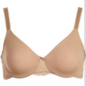 Dominique 30F Lena Minimizer Bra in Nude NWOT